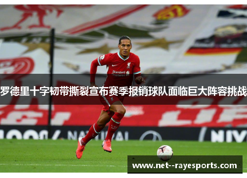 罗德里十字韧带撕裂宣布赛季报销球队面临巨大阵容挑战